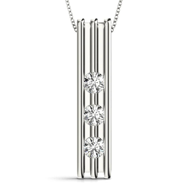 Shop 3 Stone Pendants for Women - My Bridal Ring