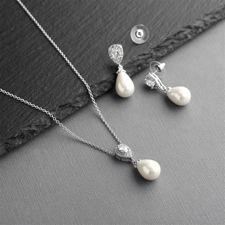 Bridesmaid Necklace & Earring Set - My Bridal Ring