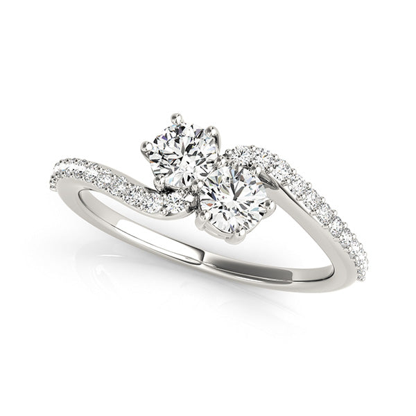 Shop Two Stone Engagement Rings - My Bridal Ring