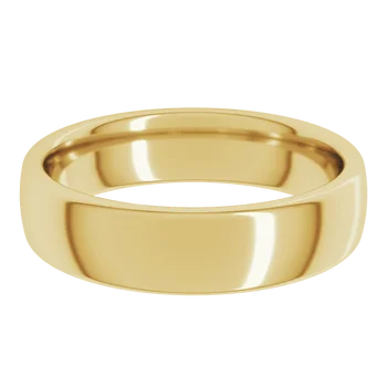 European Men's Classic Wedding Band