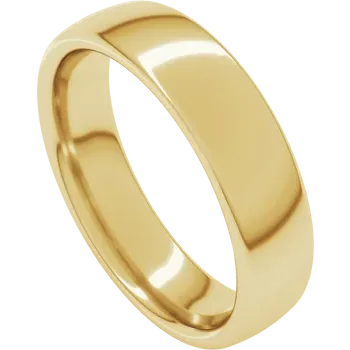 European Men's Classic Wedding Band