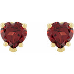 Load image into Gallery viewer, Garnet Pattern Stud Earrings for Women