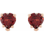 Load image into Gallery viewer, Garnet Pattern Stud Earrings for Women