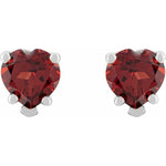 Load image into Gallery viewer, Garnet Pattern Stud Earrings for Women