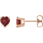 Load image into Gallery viewer, Garnet Pattern Stud Earrings for Women
