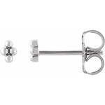 Load image into Gallery viewer, 14k Yellow Gold Bead Earrings