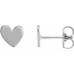 Load image into Gallery viewer, Asymmetrical Heart Earrings