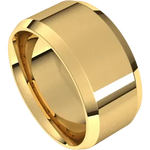 Load image into Gallery viewer, Beveled Edge Wedding Band For Women