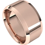 Load image into Gallery viewer, Beveled Edge Wedding Band For Women