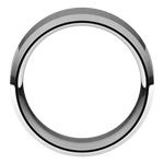 Load image into Gallery viewer, Beveled Edge Wedding Band For Women