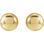 Load image into Gallery viewer, Gold Ball Stud Earrings For Women