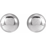 Load image into Gallery viewer, Gold Ball Stud Earrings For Women