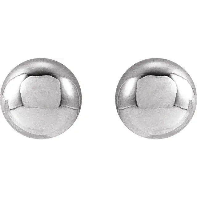 Gold Ball Stud Earrings For Women