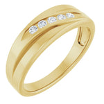 Load image into Gallery viewer, Natural Diamond Accent Band For Men