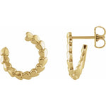 Load image into Gallery viewer, Stylish Jewellery for Women: Front Back Hoop Earrings