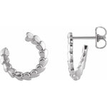 Load image into Gallery viewer, Stylish Jewellery for Women: Front Back Hoop Earrings