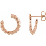 Load image into Gallery viewer, Stylish Jewellery for Women: Front Back Hoop Earrings