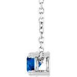 Load image into Gallery viewer, Luxury Blue Sapphire Necklace