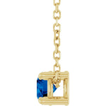 Load image into Gallery viewer, Luxury Blue Sapphire Necklace