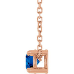 Load image into Gallery viewer, Luxury Blue Sapphire Necklace
