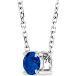 Load image into Gallery viewer, Luxury Blue Sapphire Necklace