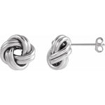 Load image into Gallery viewer, Anniversary Gifting Sterling Silver Knot Earrings