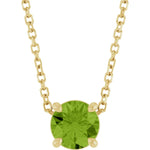 Load image into Gallery viewer, Vibrant Natural Peridot Necklace for Women