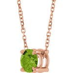 Load image into Gallery viewer, Vibrant Natural Peridot Necklace for Women