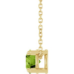 Load image into Gallery viewer, Vibrant Natural Peridot Necklace for Women