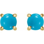 Load image into Gallery viewer, Turquoise Cabochon Earrings For Women