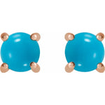 Load image into Gallery viewer, Turquoise Cabochon Earrings For Women