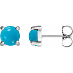Load image into Gallery viewer, Turquoise Cabochon Earrings For Women