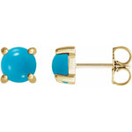 Load image into Gallery viewer, Turquoise Cabochon Earrings For Women