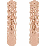 Load image into Gallery viewer, Stylish Jewellery for Women - 14k White Gold Hoop Earrings