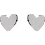 Load image into Gallery viewer, Asymmetrical Heart Earrings