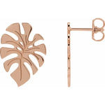 Load image into Gallery viewer, Valentine’s Day Gift Monstera Leaf Earrings