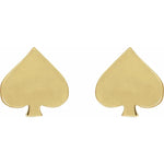 Load image into Gallery viewer, Sterling Silver Spade Earrings