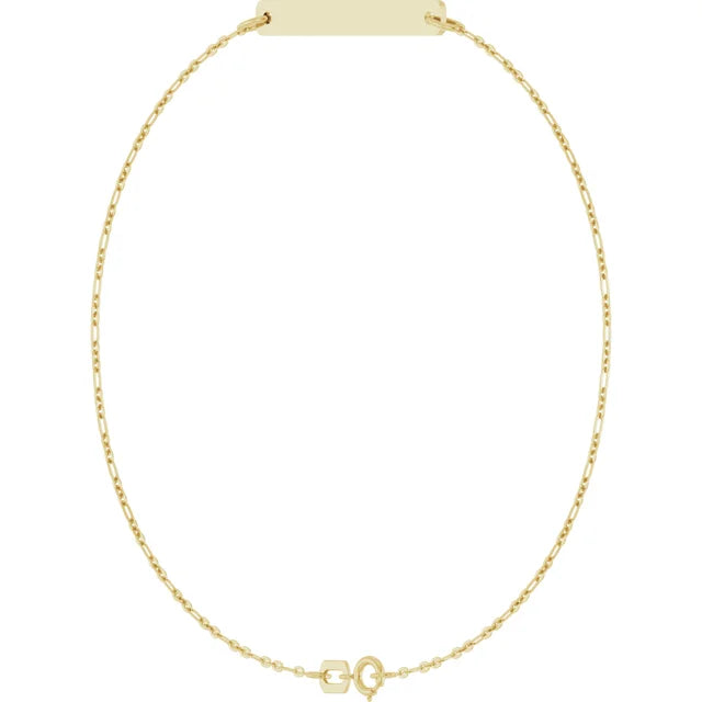 Personalized Engravable Bar Bracelet