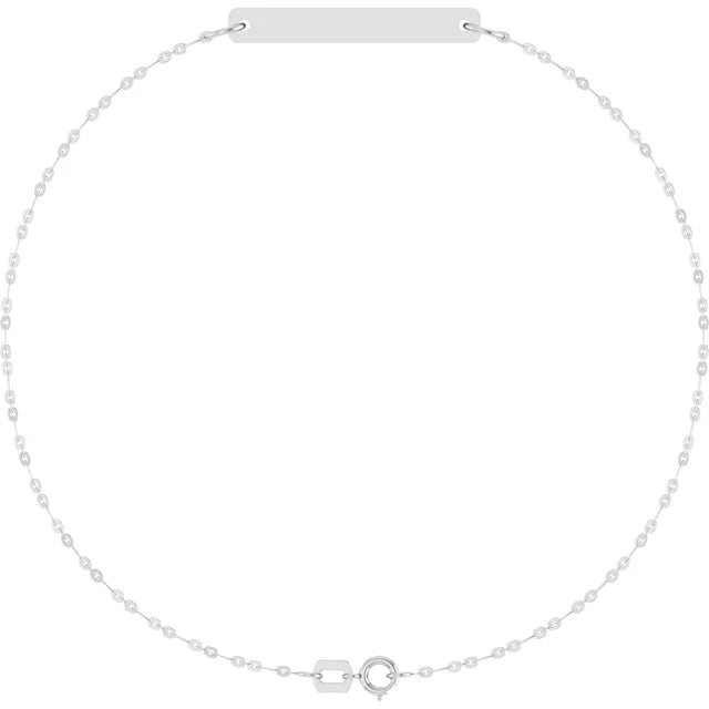 Personalized Engravable Bar Bracelet