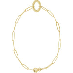 Load image into Gallery viewer, 14K Yellow Gold Charm Bracelet for Women