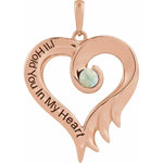 Load image into Gallery viewer, A Celebration of Love and Special Days: Engraved Heart Pendant