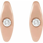 Load image into Gallery viewer, Women’s Natural Diamond Hoop Earrings