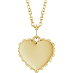 Load image into Gallery viewer, Engravable Heart Necklace for Women