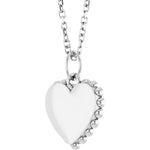 Load image into Gallery viewer, Engravable Heart Necklace for Women