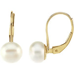 Load image into Gallery viewer, Golden Embrace Pearl Earrings