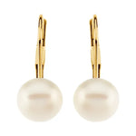 Load image into Gallery viewer, Golden Embrace Pearl Earrings