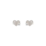 Load image into Gallery viewer, Perfect Birthday Gift for Women: Heart Cluster Stud Earrings
