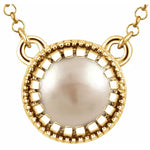 Load image into Gallery viewer, Versatile Jewelry for Daily Wear: Halo Pearl Necklace for Her