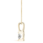 Load image into Gallery viewer, Gold Solitaire Round Diamond Pendant - Gorgeous Diamond Gifts for Women