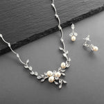 Load image into Gallery viewer, Freshwater Pearl Necklace & Earring Set